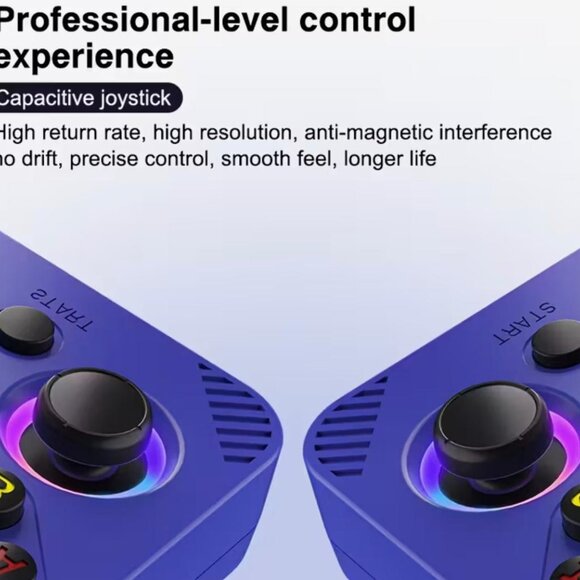 NEW-2025 Retro Handheld Game Console, 30+ Emulator 20,000 + VIDEO GAMES -PURPLE - Picture 5 of 8